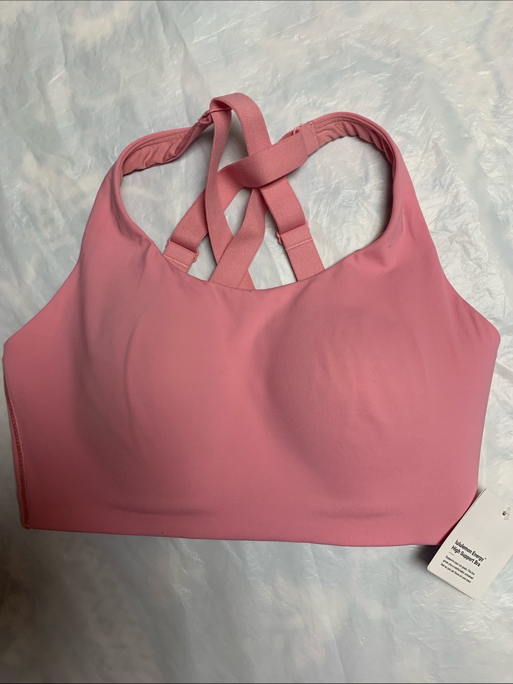 Lululemon Energy High Support Bra NWT Pink 34DD